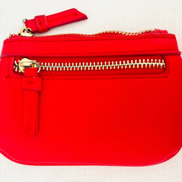 Charming Charlie Red Coin Purse, Vegan Leather, Good condition cardholder . - Picture 1 of 4